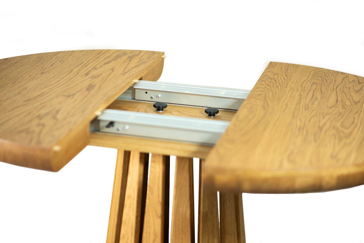 SOLE okrągły stół do jadalni- dębowy, elegancki