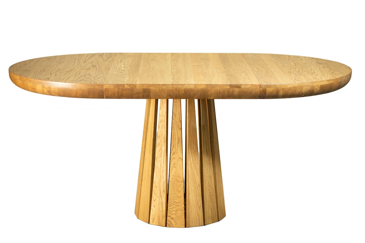 SOLE okrągły stół do jadalni- dębowy, elegancki