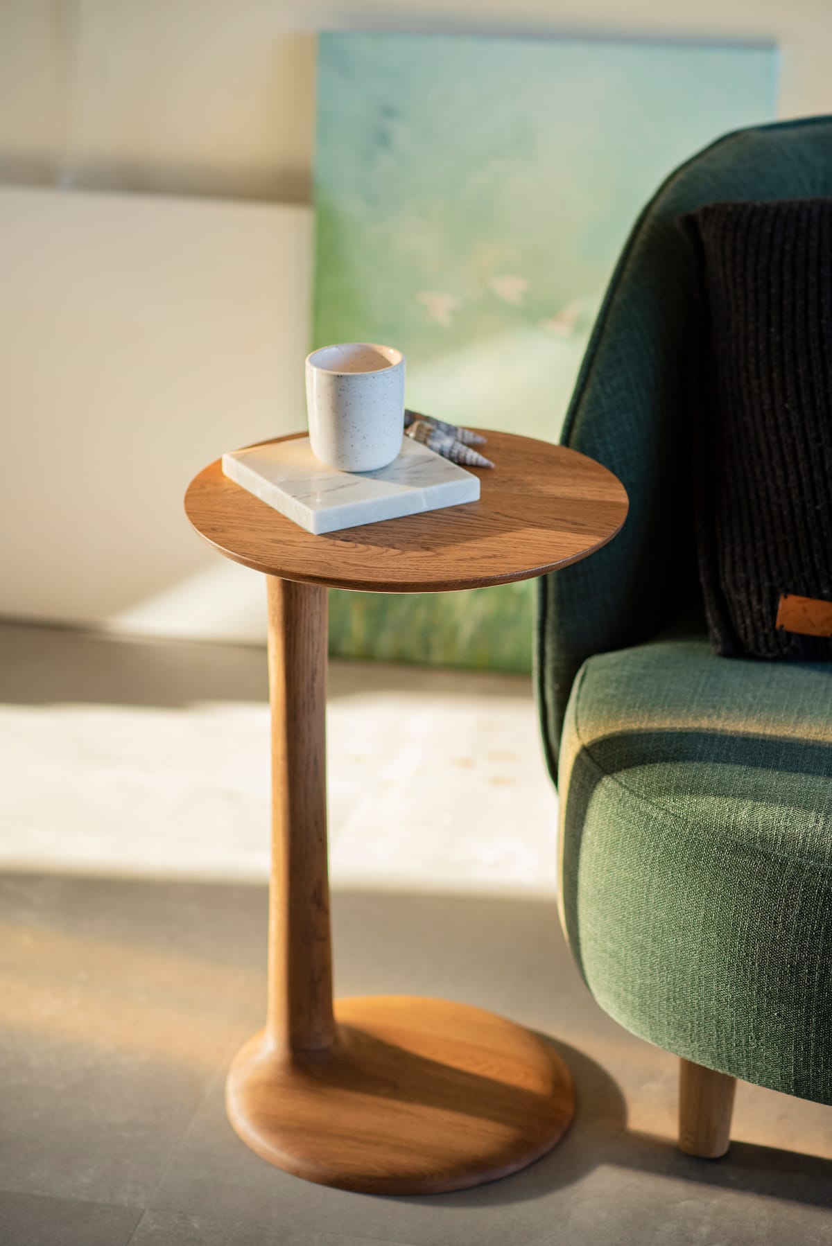 HOYA dębowy stolik boczny, pomocniczy