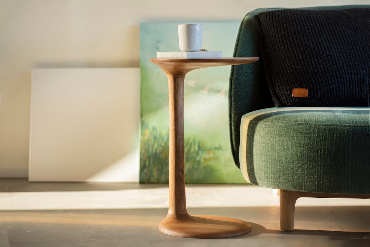 HOYA dębowy stolik boczny, pomocniczy
